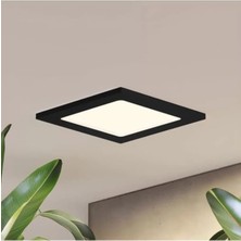 Mikasso 6W 3000K Sarı Işık Siyah Kasa Sıva Altı Kare LED Spot MX-1030