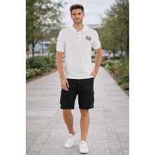 Alexander Gardi Alexandergardı Baskılı Polo Yaka T-Shirt