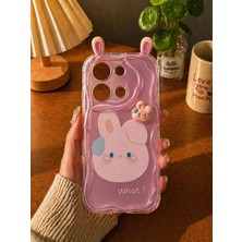 MMP Shop Xiaomi Note 13 Pro 4g Uyumlu Kamera Korumalı Darbe Emici Kenarları Dalgalı Kılıf