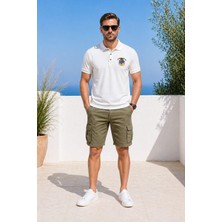 Alexander Gardi Alexandergardı Baskılı Polo Yaka T-Shirt