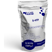 B-Care Nutrition 5-Htp (5-Hidroksitriptofan) Toz Hammadde 100G. (0.10 Kg)