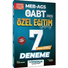 2026 Öabt Meb Ags Özel Eğitim Öğretmenliği 7 Deneme Yönerge Yayınları