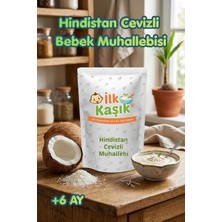 İlk Kaşık Ilk Kaşık  Hindistan Cevizli Bebek Muhallebisi 125 G Katkısız Ek Gıda +6 Ay