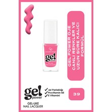 Golden Rose Gel Power Gel-Like Nail Lacquer - No: 39 - Jel Parlaklığında Oje