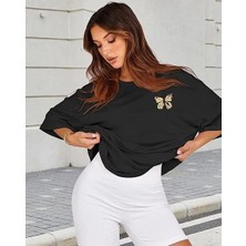 Alyn Wear Bisiklet Yaka Baskılı T-Shirt - Siyah