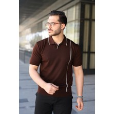 Alyn Wear Erkek Çizgi Detaylı Yakalı Triko Tişört