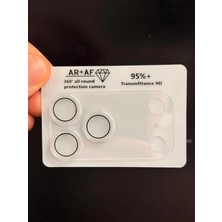 Miscase iPhone 17 Pro Şeffaf Tam Kapatan Taşlı Lens Koruyucu