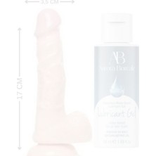 Aşkın Deposu Deromeya Health Gerçekçi Et Dokusunda Xxl 17CM Xxl Damarlı ve Vantuzlu Kaliteli Yumuşak Süper Silikon Testisli Realistik Dildo Anal ve Vajinal Suni Yapay Penis Modeli 50 ml Sade Jel Hediyeli
