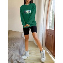 Alyn Wear Kadın Uzun Kollu Bisiklet Yaka Desenli Viskon Iki Iplik Bluz