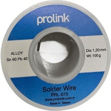 Prolink Lehim Teli 100GR 1,2mm 60/40 Made In Taiwan PRL-015