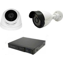 River World Ahd Güvenlik Seti 1 Iç 2 Dış Mekan Kameralı 1080P 2mp
