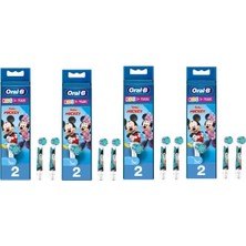 Oral-B Kids Extra Yumuşak Mickey Yedek Başlık 2'li  4 Adet