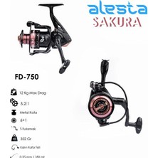 Alesta Sakura FD-750 5000 Al Kafa Cnc Kol 6+1 Bb Olta Makinası