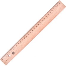 Hatas 30 Cm. Tahta Cetvel (12 Adet)