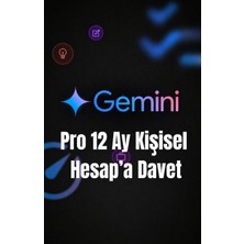 Epinline Gemini Pro 12 Ay Hesaba Davet