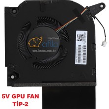 Afila Hp Omen 16-WD000 Serisi Uyumlu Notebook Gpu, Ekran Kartı Fanı - 5V - Tip-2