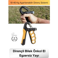 Svein #elyayı Profesyonel Dirençli Bilek Önkol El Egzersiz Tutuş Güçlendirici Ayarlanabilir 10-40 kg Hand Grip Sporcu Rehabilitasyon Yaylı El Yayı Kas Güçlendirme Fitness Antrenman Aparatı Kaymaz Tutacak
