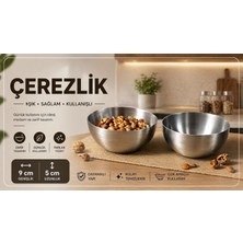 Tasdem Home Taşdemir Çerezlik Sosluk Kase 9x5 cm Çok Amaçlı Sunumluk 6’lı
