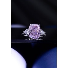 İnnuendo Jewelry 925 Ayar Gümüş Lüks Tasarım Büyük Taşlı Kadın Yüzük