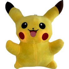 UDATOYS Pikachu Işıklı Sesli Pokemon Pikaçu Peluş Büyük Boy 33X25 cm