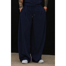 Tarz Cool Erkek Oversize Eşofman Altı Bağcıklı Rahat Kalıp Günlük Basic Jogger Pantolon