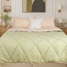 Luna Bueno Golden Quilt Çift Kişilik Çift Taraflı Pike Takımı & Yatak Örtüsü