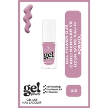 Golden Rose Gel Power Gel-Like Nail Lacquer - No: 33 - Jel Parlaklığında Oje