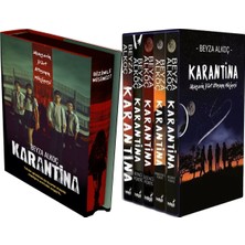 İndigo Kitap Karantina 1. Perde Film Özel Baskı Ciltli ve Karantina Serisi Seti-5 Kitap Takım- Ciltli Kutulu (Beyza Alkoç) 2'li Set