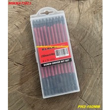 Kln Blk Impact Ph2 15CM Uç Sac Vida Sıkma Ucu Yıldız Bits Uç Sunta Vida Ucu 10ADET