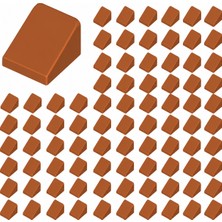LEGO Yedek Parçalar: Slope: 100 Adet 1X1X2/3 Koyu Turuncu - Dark Orange 54200