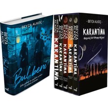 İndigo Kitap Bul Beni Ciltli ve Karantina Serisi Seti-5 Kitap Takım- Ciltli Kutulu (Beyza Alkoç) 2'li Set