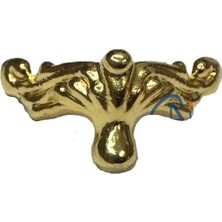 Practika Köşe Etekli Sandık Ayağı Sarı 1,5 cm Kutu Ayak Mobilya Aksesuarı