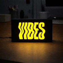 Gişe Arts Masa Lambası - Vibes Adaptörlü Dekoratif & Hediyelik Lamba