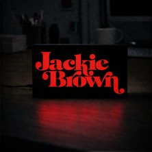 Gişe Arts Masa Lambası - Jackie Brown Adaptörlü Dekoratif & Hediyelik Lamba