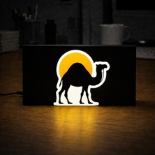 Gişe Arts Masa Lambası - Camel (Deve) Adaptörlü Dekoratif & Hediyelik Lamba