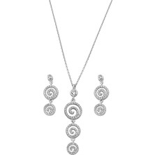 Argentum Concept 925 Ayar Gümüş Girdap Set - 67020402