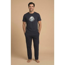 Wordex Mrn 8106 Penye Erkek Yazlık Kısa Kollu Cepli Pijama Takımı
