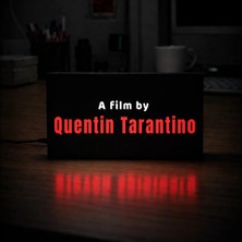 Gişe Arts Masa Lambası - A Film By Quentin Tarantino Adaptörlü Dekoratif & Hediyelik Lamba