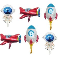 Umamiçe Uzay Folyo Balon Set 6lı
