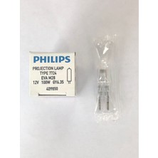 Philips 2 Adet Phılıps  7724  12V 100W Gy6,35 Halojen Lamba