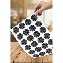 60 Adet 4cm Tasarlanabilir Aşk ile Handmade With Love Doodle Çelenk Yuvarlak Etiket Sticker Çıkartma