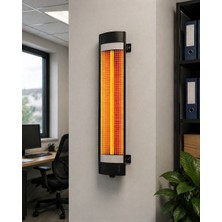 Cabbaroğlu Ticaret 3000W Duvara Monte Infrared Isıtıcı – Ayarlanabilir Termostatlı Elektrikli Isıtıcı