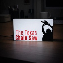 Gişe Arts Masa Lambası - Teksas Katliamı (The Texas Chain Saw Massacre) Adaptörlü Dekoratif & Hediyelik Lamba