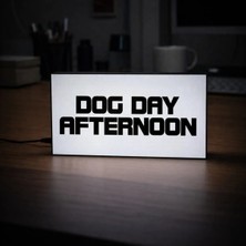 Gişe Arts Masa Lambası - Köpeklerin Günü (Dog Day Afternoon) Adaptörlü Dekoratif & Hediyelik Lamba