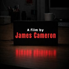 Gişe Arts Masa Lambası - A Film Byjames Cameron Adaptörlü Dekoratif & Hediyelik Lamba