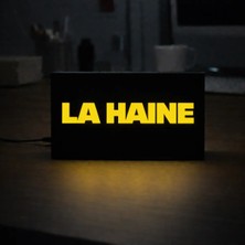 Gişe Arts Masa Lambası - La Haine Adaptörlü Dekoratif & Hediyelik Lamba