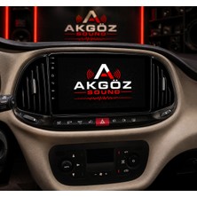 GÖZA-X Fıat Doblo 2015+ Multimedya Çerçevesi 9 Inç Soketleri Içinde