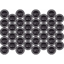 72 Adet Renkli Handmade Sticker With Love Siyah Beyaz Mandala Stil (1 Adet Sticker 4 cm Çapındadır)