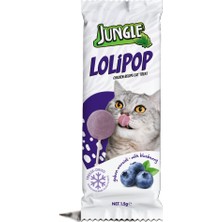 Jungle Kedi Lolipop Yaban Mersinli 1,5 gr *6'lı