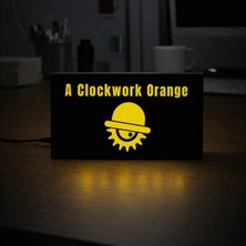 Gişe Arts Masa Lambası - A Clockwork Orange (Otomatik Portakal) Adaptörlü Dekoratif & Hediyelik Lamba